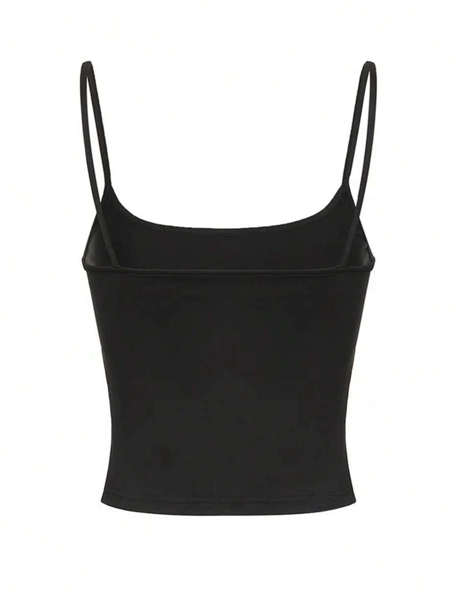 INAWLY Solva Top Halterneck cropped Casual para o Verão