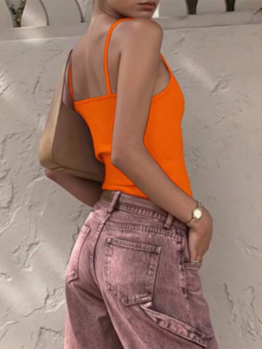 INAWLY Solva Top Halterneck cropped Casual para o Verão