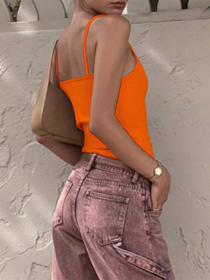 INAWLY Solva Top Halterneck cropped Casual para o Verão