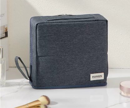 Standing Makeup Bag – Portable, Large Capacity