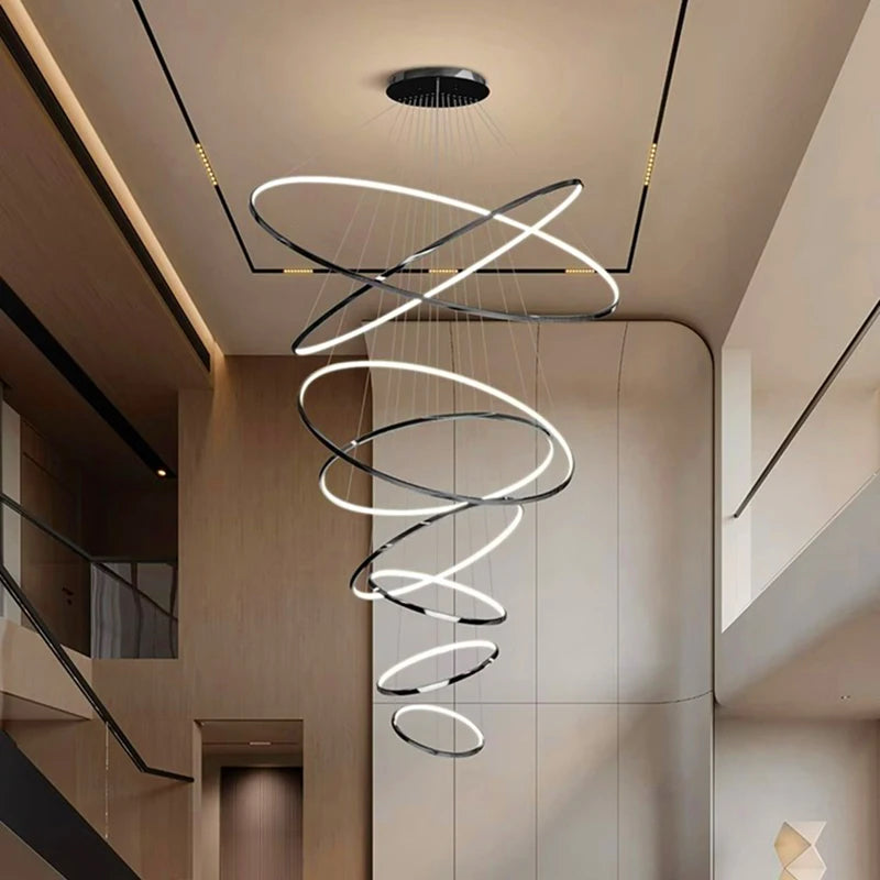 Moderne LED Pendelleuchte für Esszimmer – Acryl Hängelampe mit Touch-Schalter, 30m² Beleuchtung, inklusive Leuchtmittel