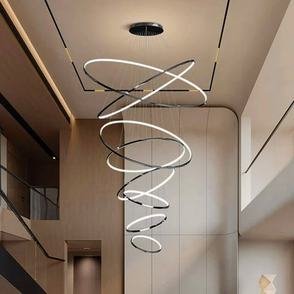 Moderne LED Pendelleuchte für Esszimmer – Acryl Hängelampe mit Touch-Schalter, 30m² Beleuchtung, inklusive Leuchtmittel