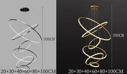 Moderne LED Pendelleuchte für Esszimmer – Acryl Hängelampe mit Touch-Schalter, 30m² Beleuchtung, inklusive Leuchtmittel