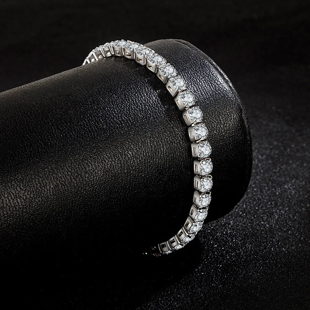 Lihong S925 Sterling Silber Armband mit Zirkonia – Eleganz für jeden Anlass