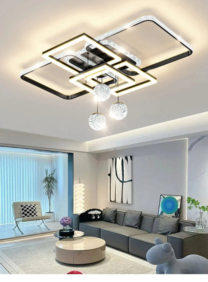 Moderne LED Deckenleuchte mit Fernbedienung – Dimmbares Deckenlicht für Schlafzimmer, Küche und Wohnzimmer