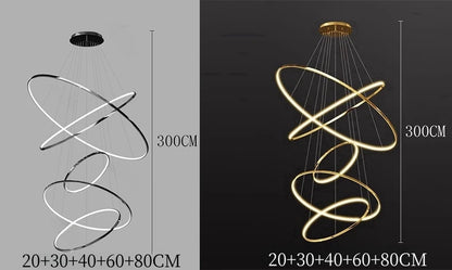 Moderne LED Pendelleuchte für Esszimmer – Acryl Hängelampe mit Touch-Schalter, 30m² Beleuchtung, inklusive Leuchtmittel