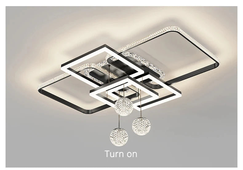 Moderne LED Deckenleuchte mit Fernbedienung – Dimmbares Deckenlicht für Schlafzimmer, Küche und Wohnzimmer