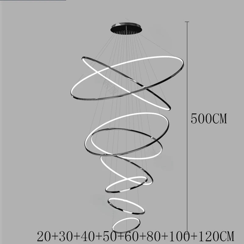 Moderne LED Pendelleuchte für Esszimmer – Acryl Hängelampe mit Touch-Schalter, 30m² Beleuchtung, inklusive Leuchtmittel