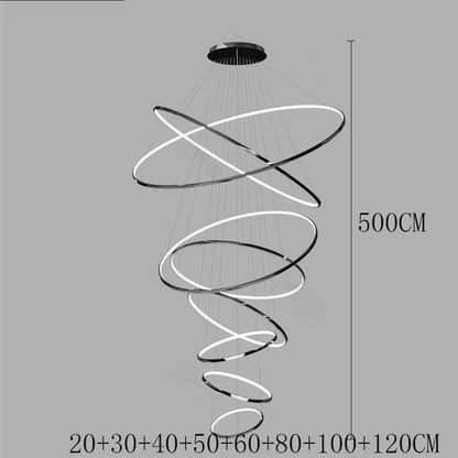 Moderne LED Pendelleuchte für Esszimmer – Acryl Hängelampe mit Touch-Schalter, 30m² Beleuchtung, inklusive Leuchtmittel