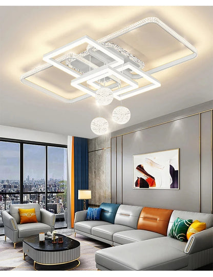 Moderne LED Deckenleuchte mit Fernbedienung – Dimmbares Deckenlicht für Schlafzimmer, Küche und Wohnzimmer