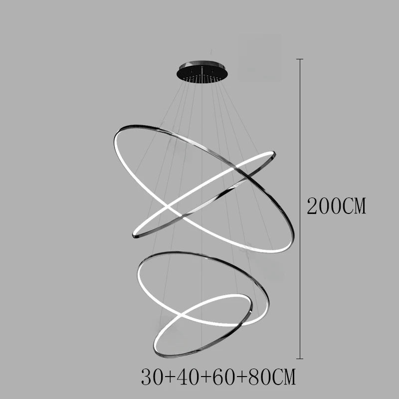 Moderne LED Pendelleuchte für Esszimmer – Acryl Hängelampe mit Touch-Schalter, 30m² Beleuchtung, inklusive Leuchtmittel