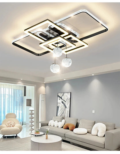 Moderne LED Deckenleuchte mit Fernbedienung – Dimmbares Deckenlicht für Schlafzimmer, Küche und Wohnzimmer