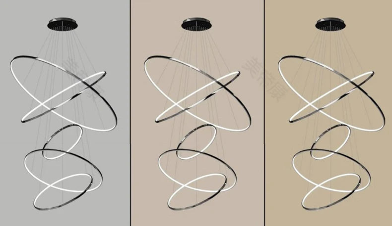 Moderne LED Pendelleuchte für Esszimmer – Acryl Hängelampe mit Touch-Schalter, 30m² Beleuchtung, inklusive Leuchtmittel