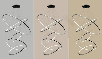 Moderne LED Pendelleuchte für Esszimmer – Acryl Hängelampe mit Touch-Schalter, 30m² Beleuchtung, inklusive Leuchtmittel