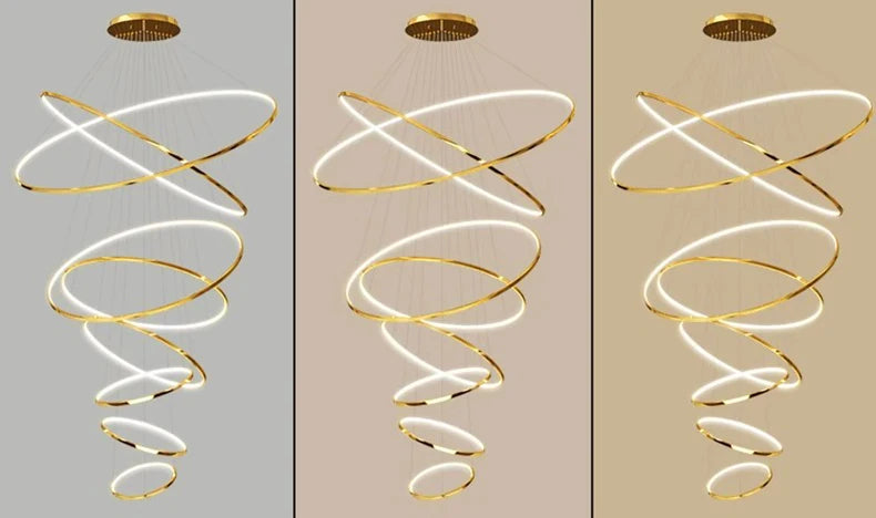 Moderne LED Pendelleuchte für Esszimmer – Acryl Hängelampe mit Touch-Schalter, 30m² Beleuchtung, inklusive Leuchtmittel