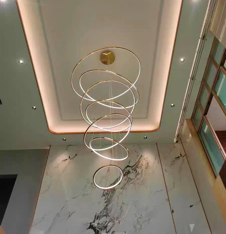 Moderne LED Pendelleuchte für Esszimmer – Acryl Hängelampe mit Touch-Schalter, 30m² Beleuchtung, inklusive Leuchtmittel