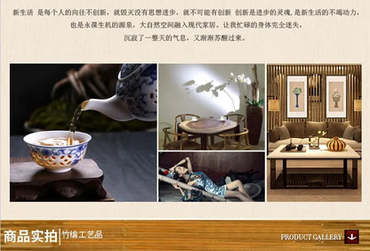 Nordic Bamboo Pendant Light – Handcrafted Ceiling Lamp for Bedrooms & Cosy Interiors