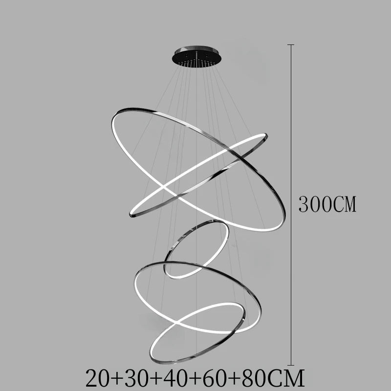 Moderne LED Pendelleuchte für Esszimmer – Acryl Hängelampe mit Touch-Schalter, 30m² Beleuchtung, inklusive Leuchtmittel