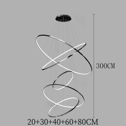 Moderne LED Pendelleuchte für Esszimmer – Acryl Hängelampe mit Touch-Schalter, 30m² Beleuchtung, inklusive Leuchtmittel