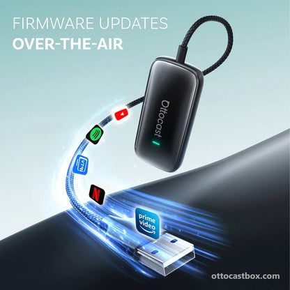 2026 New Release Plav2Video Ultra  | Wireless CarPlay & Android Auto All-in-1 Adapter with App Hub