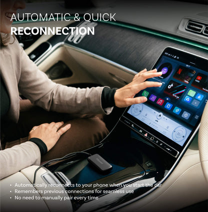 2026 New Release Plav2Video Ultra  | Wireless CarPlay & Android Auto All-in-1 Adapter with App Hub