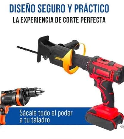 POTENTE ADAPTADOR TALADRO A SIERRA